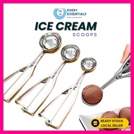 <SGINSTOCK> Ice Cream Scope. 2 Sizes Round Shape