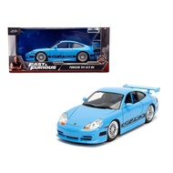 JADA 1-24 Diecast Car Fast & Furious Porsche 911 GT3 RS Blue Car