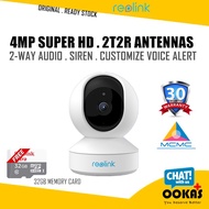 Reolink E1/E1 Pro 4MP Super HD Pan/Tilt Wireless Dual Band 5GHz + 2.4GHz WiFi Smart Home IP Camera W