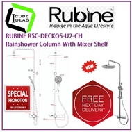 RUBINE RSC-DECKOS-U2-CH Rainshower Column With Mixer Shelf | EXPRESS FREE DELIVERY