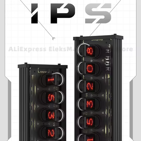 EleksMaker EleksTube IPS 6-Bit IPS Retro Glows Analog Nixie Tube elekstube clock