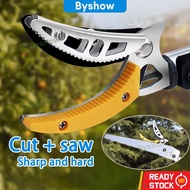 【Byshow】🔥Malaysia In Stock🔥Fruit Picker With Pole Tree Branch Cutter Telescopic Pruning Saw Gardenin