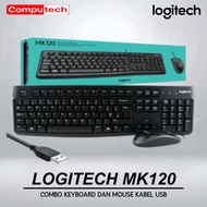 Logitech MK120 USB Wired Keyboard and Mouse Combo MK 120