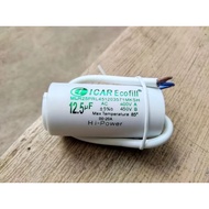 MESIN Washing Machine Capacitor Water Pump Capacitor ICAR Ecofill 12.5 12.5 uf mf micro 12.5uf High 