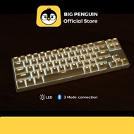 RK68 plus Hotswap Royal Kludge Mechanical Keyboard [3 Mode] RK คีย์บอร์ดไร้สาย Bluetooth แท้100% Bla