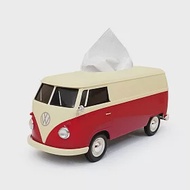 日本設計 Volkswagen 1963 T1 復古雙色/單色 巴士造型面紙盒/收納盒 米紅