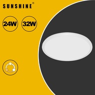 SUNSHINE LED Ultra-thin Ceiling Light 24W 32W Tri-Colors Ceiling Lamp For Bedroom Indoor Kitchen Lig