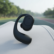 High-quality Bluetooth headset with Type-C earphone and OWS display screen, wireless.  Fon Telinga B