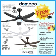 Fanco Galaxy 5 DC Ceiling Fan with 24W LED RGB Light Kit and Remote