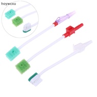 Hoywcxu Disposable Medical Suction Toothbrush Oral Care Sponge Swab for ICU Oral Hygiene PH