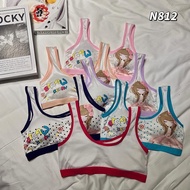 AA01HOME Children's Underwear Girls' Soft And Comfortable Foam Bra 8-16 Years Old Bust 20-34 Inches 