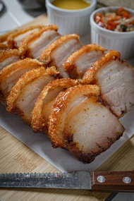 BABI PANGGANG / PORK BELLY / SIO BAK / BABI KULIT GARING 500GR