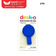 Unicorn Stationery Retractable Yoyo Name Tag ID Card Holder Clip 750mm UYY-8705 ( 1Pc / 12Pcs )