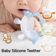 Baby Silicone Teether Washable Anti-Eating Hand Teether Toddler Chew Toys Soothing Food Grade Glove