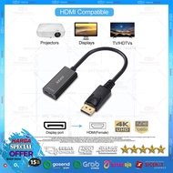 DisplayPort (DP) to HDMI Female Converter / DP to HDMI Cable Premium Quality !!