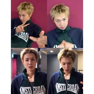 Vetements High Weight Color Matching Embroidered Zipper Sweatshirt Hoodie