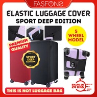 5 Wheel Sport Deep Edition Elastic Luggage Cover Protector | Suitcase Luggage Protective Cover |  Tr