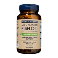 Wild Alaskan Fish Oil Easy Swallow Minis - Omega-3 Fish Oil Supplement for Adults and Kids - Double-