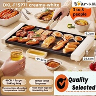 Bear DKL-F15P7 Electric Grill – Household Multi-Functional Electric Griddle with Three-Zone Temperat