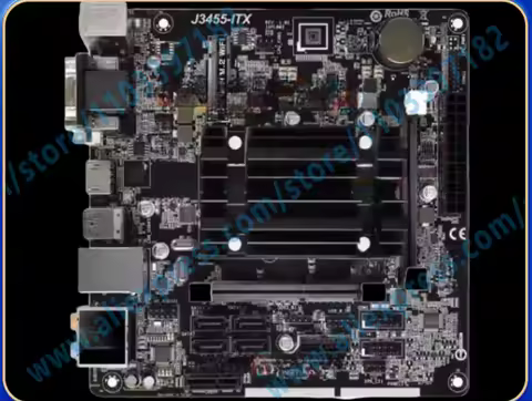 J3455-ITX Motherboard J3455 DDR3 16GB PCI-E 2.0 M.2 USB3.1 4×SATA III DVI HDM NEW