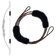 TACHYON ARCHERY Recurve Bow String Silencer for Traditional Longbow and Recurve Bow, Handmade Flemis