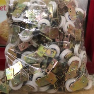 [100pcs] 002 Roller Premium Sliding Window Roller Adjustable Roda Tingkap Kaca Window Slide Roda 002