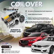 Border Street Spec Coilover With Installation | Suitable for Most Asian Cars &amp; Continental Cars
