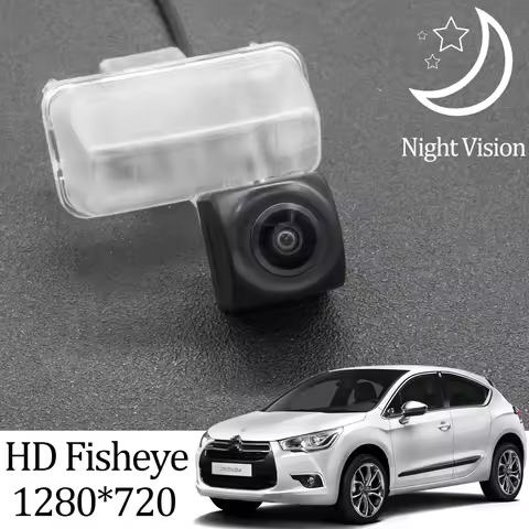 Owtosin HD 1280*720 Fisheye Rear View Camera For Citroen DS4 DS 4 2011 2012 2013 2014 2015 Car Rever
