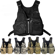 Multi-Pocket Vest Bag Adjustable Vest Bag Multifunctional Fishing Bag