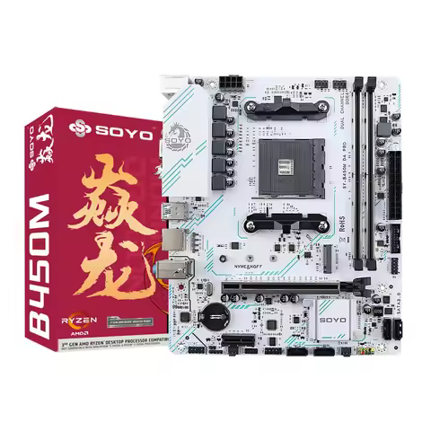 AMD Classic B450M Motherboard Dual-channel DDR4 Memory AM4 Motherboard PCI-E 3.0 NVME B450 (supports