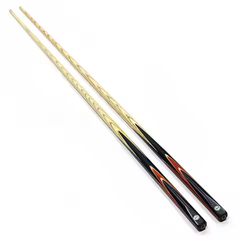 Premium Handmade 57inches One-pc Snooker Cue 10mm Tip with Extension Handle for Sale