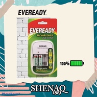 [FREE 2xAA BATTERIES]EVEREADY RECHARGEABLE CHARGER/BATTERY CHARGER/AA/AAA/BATERI