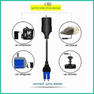 CRE EC5 to Car  Lighter Socket Adapter Connector for 12V Car Jump Starter