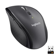 Logitech M705 Marathon wireless mouse, 2.4 GHz connection via Unifying USB receiver, 1000 DPI laser