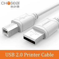 CHOSEAL สาย USB Printer USB A ถึง B 2.0-ชาย-ชาย B เครื่องพิมพ์สำหรับ HP canon Dell Epson Lexmark เครื่องพิมพ์ USB 2.0