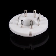 【SEBG】 Vintage amp diy 8pin b8s ceramic vacuum tube socket for fu50, gu-50 fu-15 5u8c Hot