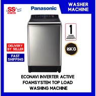 【 DELIVERY BY SELLER 】Panasonic NA-FS16V5 16KG ECONAVI Inverter Active FoamSystem Top Load Washing Machine