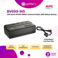 APC Back-UPS BV 650VA, Universal Outlet, 230V Battery Backup (BV650I-MS)