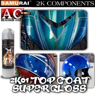 SAMURAI Spray Paint 2K01 Top Coat Clear SUPER GLOSS with Catalyst Hardener  - Cash On Delivery