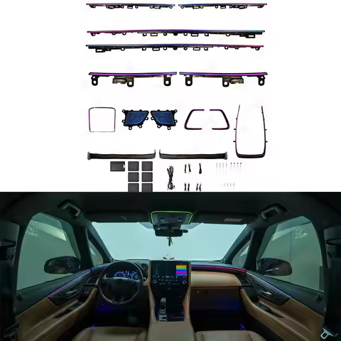 For Toyota Alphard/VELLFIRE 40 Series 2023+ Dynamic Color Complete Set of Interior Ambient Lights Le