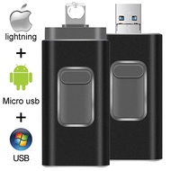 【CW】 Usb Flash Drive pendrive For iPhone 6/6s/6Plus/7/7Plus/8/X Usb/Otg/Lightning 32g 64gb Pen Drive For iOS External Storage Devices
