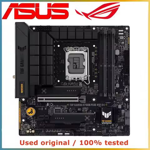 For ASUS TUF GAMING B760M-PLUS WIFI D4 Motherboard Intel B760 LGA 1700 Support 12th 13th Gen Core DD