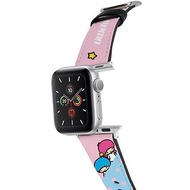 SANRIO-Apple Watch皮革錶帶-波點系列-LITTLE TWIN STARS