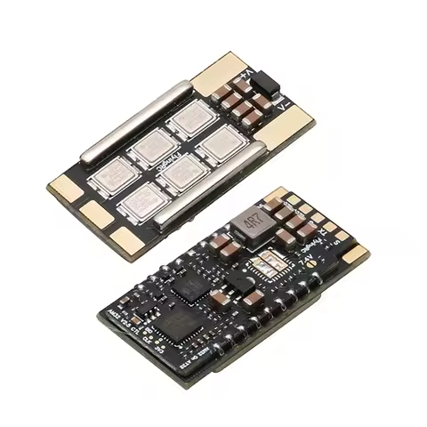 1PCS Brushless AM32 ESC V2.5 85A Transient Current 3-6S 7-26V Electronic Module 32-bit Main Control