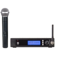 Single Channel Wireless Microphone System UHF Metal Receiver Cordless mic Set