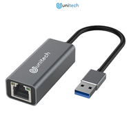 Konverter Converter Type C to LAN RJ45 Ethernet / USB to LAN Unitech Adaptor Network Bahan Alumunium