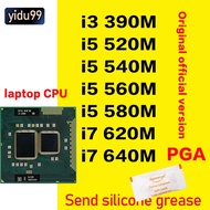 Intel I5-520M i5 540M i5 560M i5-580M I7-620M i7 640M i3-390M laptop CPU original official version PGA