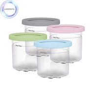 jiarenitomj Ice Cream Pints Cup For Ninja Creamie Ice Cream Maker Cups Reusable Can Store Ice Cream Pints Containers With Sealing sg