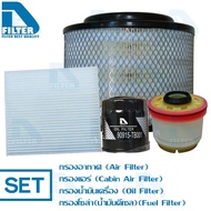 Car Filter Set Toyota Fortuner 2005-2014 Hilux Vigo By D (DA080N+DB012N+DO235+DF024N)