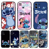 for Redmi 6 6A Pro 7 7A 8 8A 9 9A 9C 9T NFC Anime Cartoon stitch Soft Black TPU Phone Case